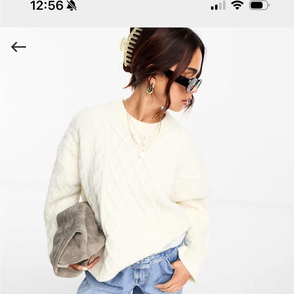 ASOS Cable knit sweater